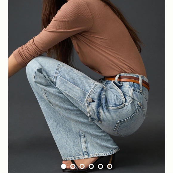 AMO Maya Cargo Denim Pants - Picture 8 of 16